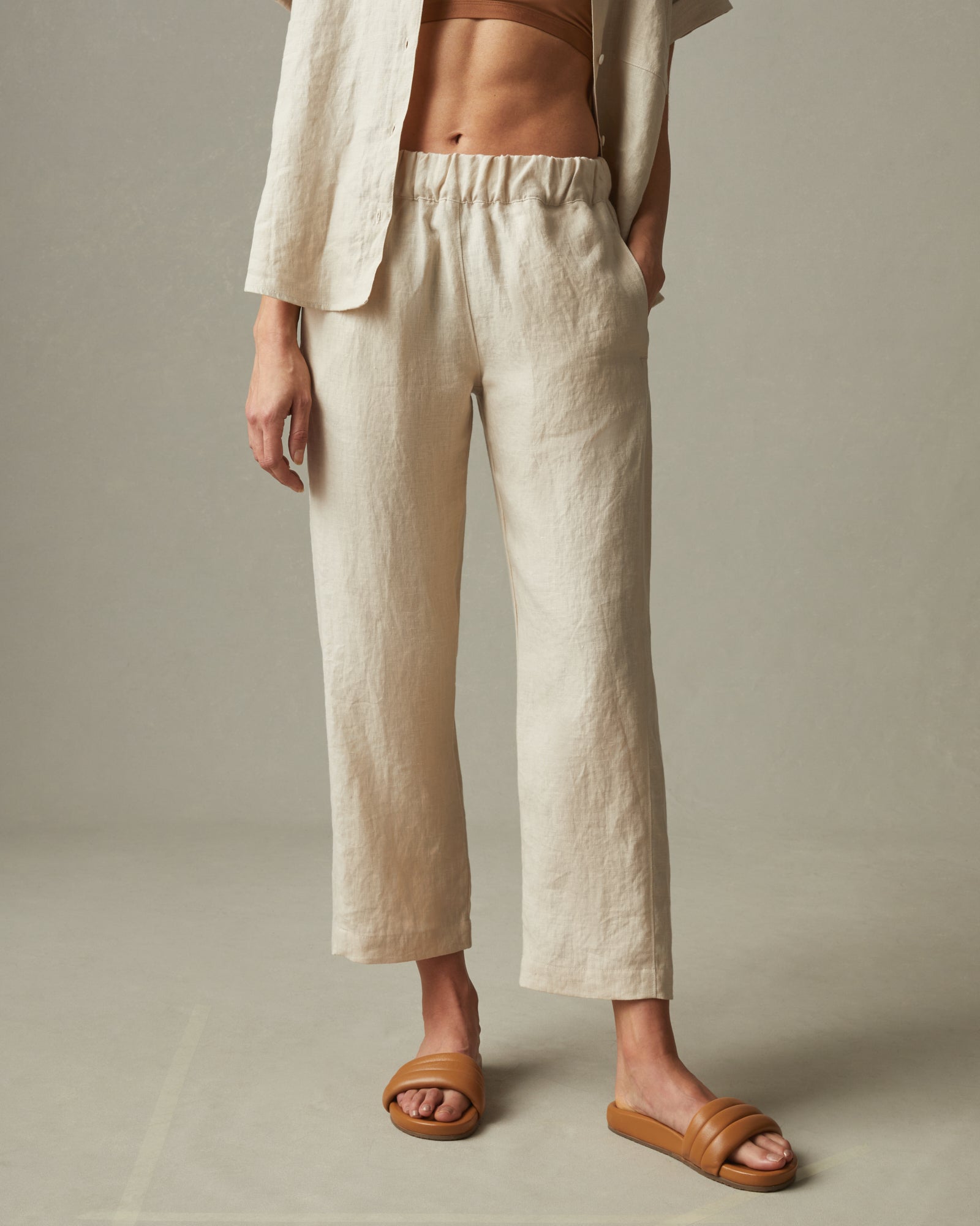 Na Nin Townes Linen Cotton Trouser / Available in White – NA NIN